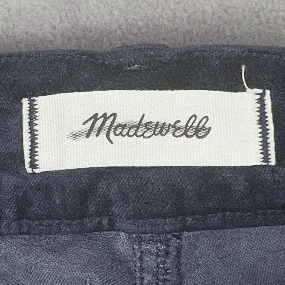 Madewell The Stretch Flare Pant in Velvet Classic Navy 29 High Rise NWT